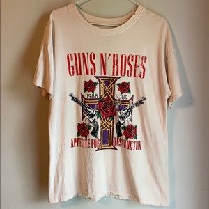 Guns & Roses vintage style tee